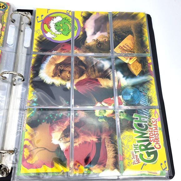 How the Grinch Stole Christmas First Edition 3 Ring Binder Album 98 Cards - Picture 10 of 16